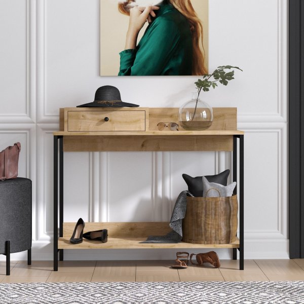 Jango avlastningsbord 100 x 35 cm - Safir ek Jango avlastningsbord 100 x 35 cm - Safir ek