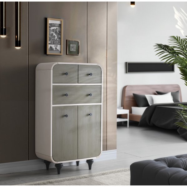 Greedy byrå - Grön/beige Greedy byrå - Grön/beige