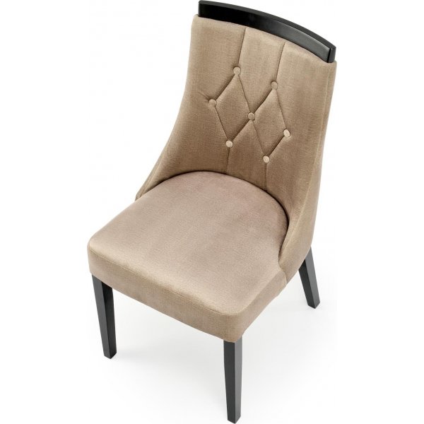 Royal matstol - Beige/svart/brun