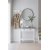 Konsolbord vitt med cement topp - Hugo + Flckborttagare fr mbler