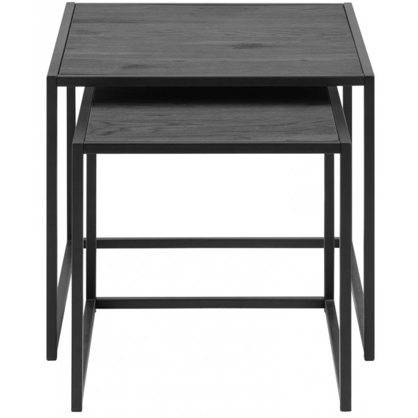Seaford satsbord 40x40 | 50x50 cm - Svart Seaford satsbord 40x40 | 50x50 cm - Svart