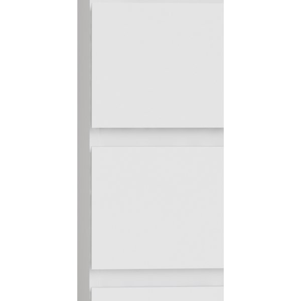 Nova slank dressoir met 5 laden - Wit + Meubelpoten Nova slank dressoir met 5 laden - Wit + Meubelpoten
