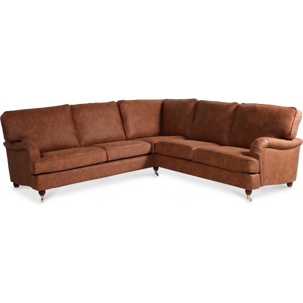 Howard Deluxe hrnsoffa - Cognac ecolder