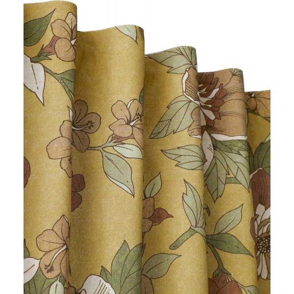 Rideau Kristin lot de 2 2 x 140 x 250 cm - Miel Rideau Kristin lot de 2 2 x 140 x 250 cm - Miel
