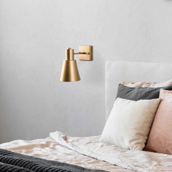 Gunnel wandlamp 13091 - Goud