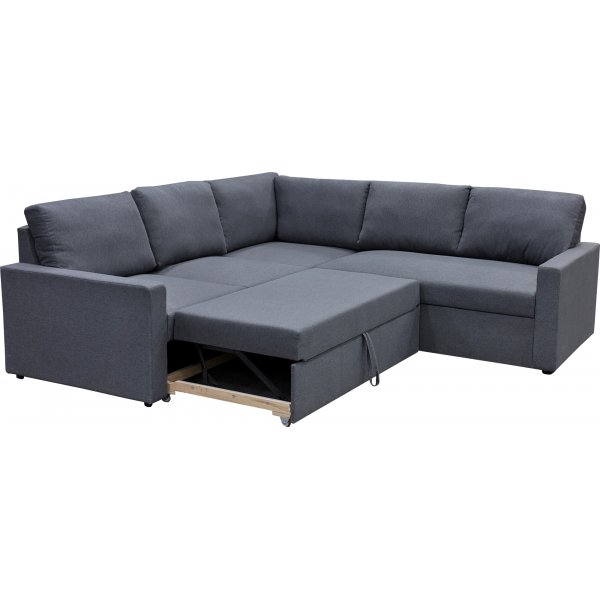 Hrnsoffa med bddsoffa och frvaring - Gr