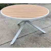Ekenäs runt matbord Ø120 - Vit/Ek-polywood Ekenäs runt matbord Ø120 - Vit/Ek-polywood