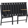 Lotus 2-sits utesoffa - Svart/fume + Flckborttagare fr mbler