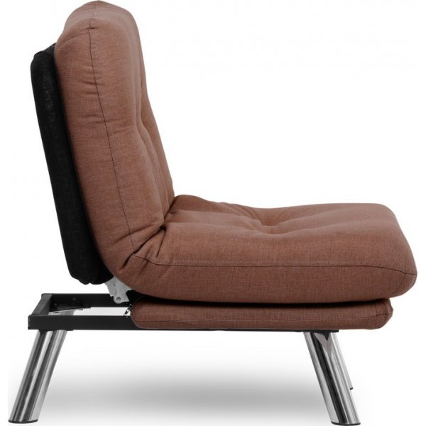 Fauteuil lit Misa - Marron clair Fauteuil lit Misa - Marron clair