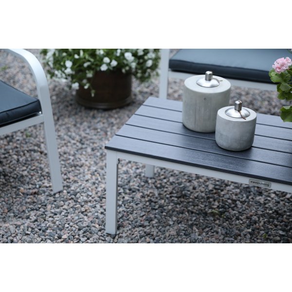 Alesund Loungegrupp - Vit/gr + Flckborttagare fr mbler