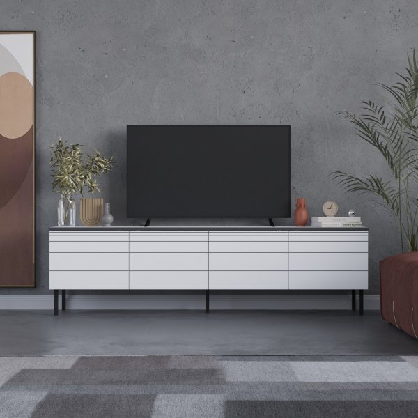 Arya TV-bänk - Vit Arya TV-bänk - Vit