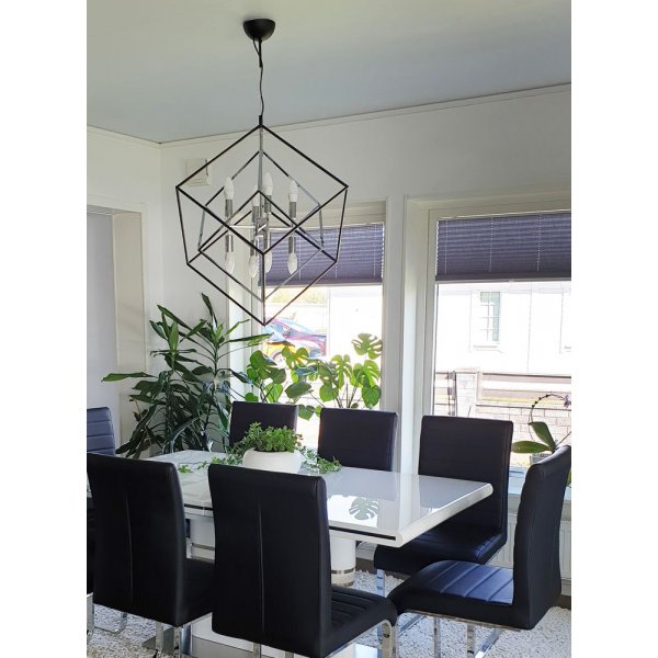 Cubes taklampa - Svart/krom Cubes taklampa - Svart/krom
