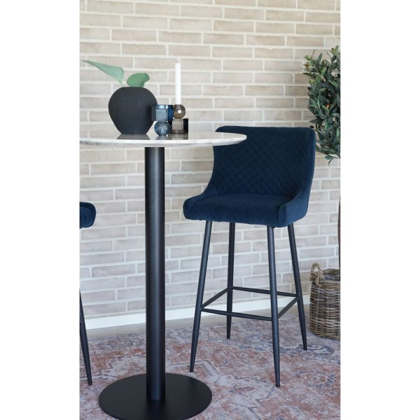 Dallas Barstol - Mörkblå/svart Dallas Barstol - Mörkblå/svart