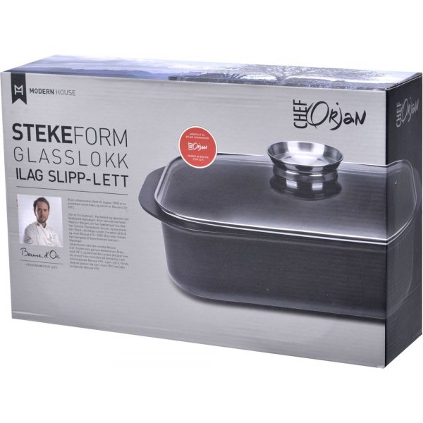 Chef rjan ugnsform - Svart