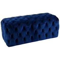 Chesterfield Sir Nelson avlång sittpuff - Blå (sammet) Chesterfield Sir Nelson avlång sittpuff - Blå (sammet)