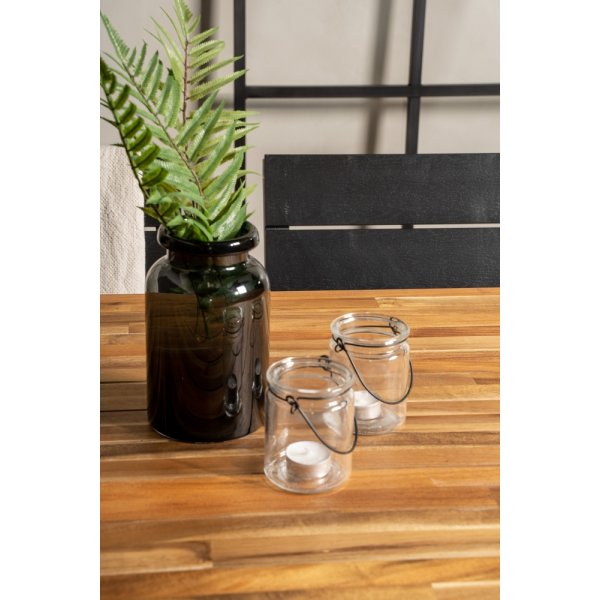 Bois utematgrupp med 6 st Levels stolar - Svart/Natur