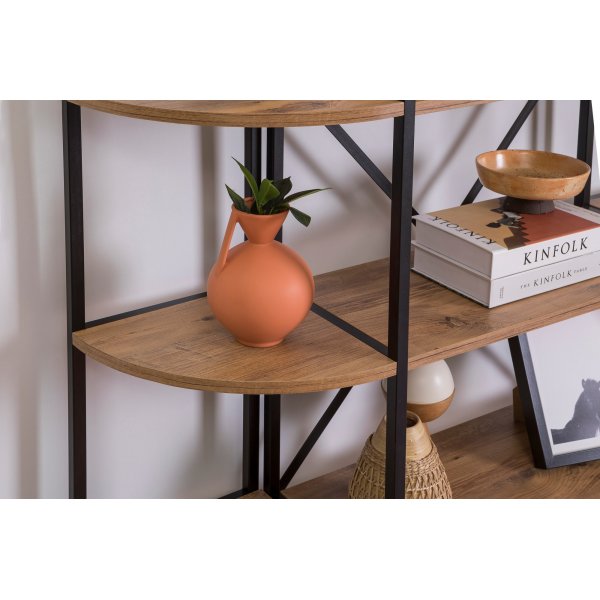 Bibliothèque Signa - Pin/noir Bibliothèque Signa - Pin/noir