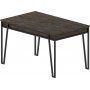 Pal matbord 132-170 cm - Mrkbrun