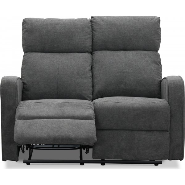 Montana elektrisk 2-sits reclinersoffa - Grå tyg Montana elektrisk 2-sits reclinersoffa - Grå tyg