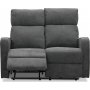 Montana elektrisk 2-sits reclinersoffa - Gr tyg