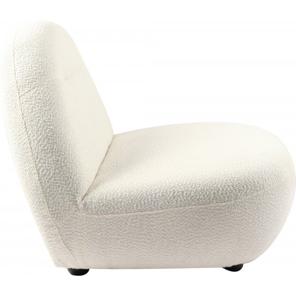 Fauteuil Boogi en Boucle / Teddy blanc cass�