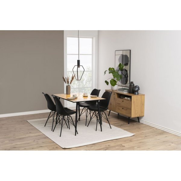 Eris eetkamerstoel - Zwart Eris eetkamerstoel - Zwart