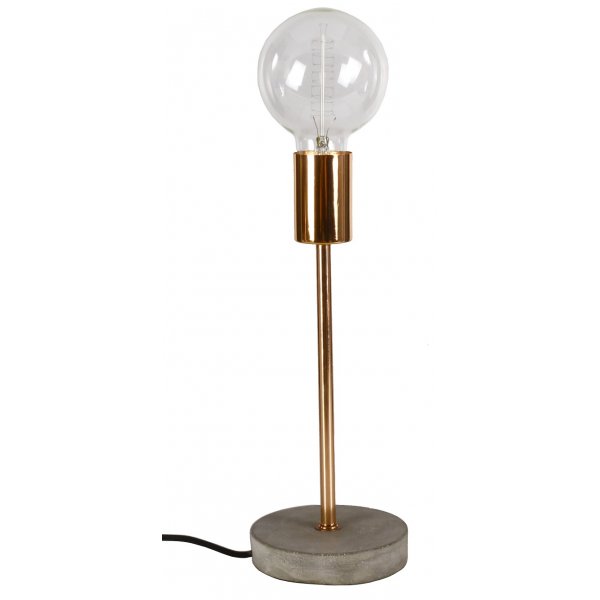 Bell bordslampa - Koppar/Cement
