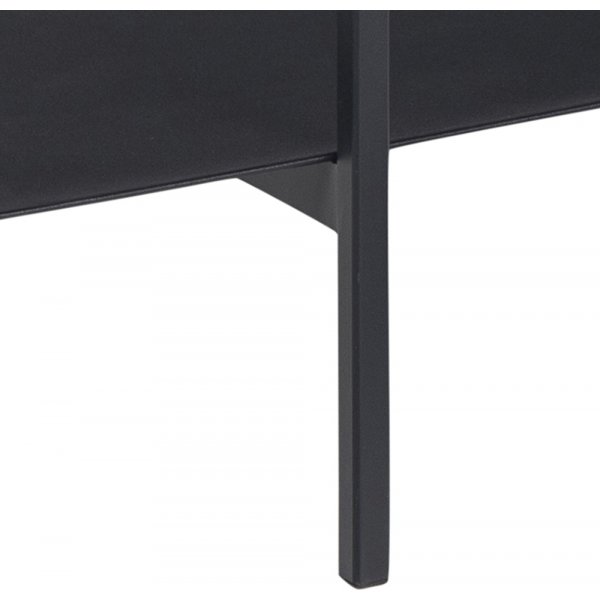 Angus soffbord 115 x 60 cm - Svart