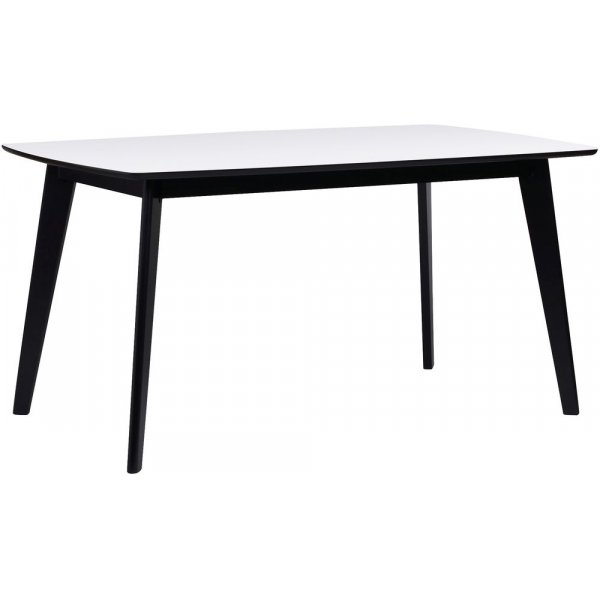 Mckenzie matbord 150 cm - Vit/svart