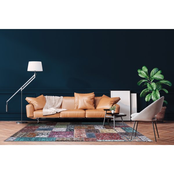 Patchwork patchwork vloerkleed Veelkleurig Patchwork patchwork vloerkleed Veelkleurig