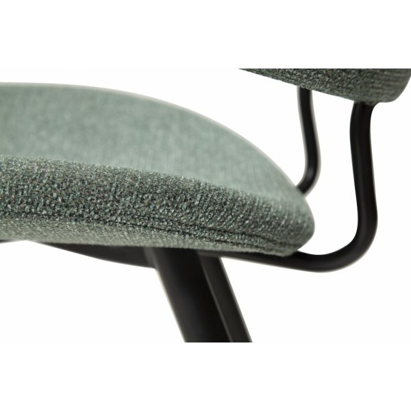 Chaise de salle à manger Napoléon - Boucle verte Chaise de salle à manger Napoléon - Boucle verte