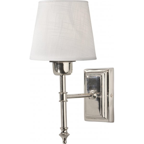 Klassieke wandlamp - Chroom - 20 cm