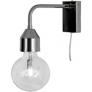 Vägglampa i krom Vägglampa i krom