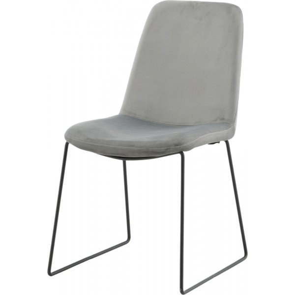 Minnie matstol - Grå sammet Minnie matstol - Grå sammet