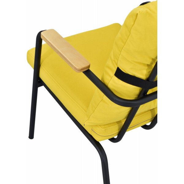 Salon de jardin Bremen - Jaune/noir + Détachant pour meubles Salon de jardin Bremen - Jaune/noir + Détachant pour meubles