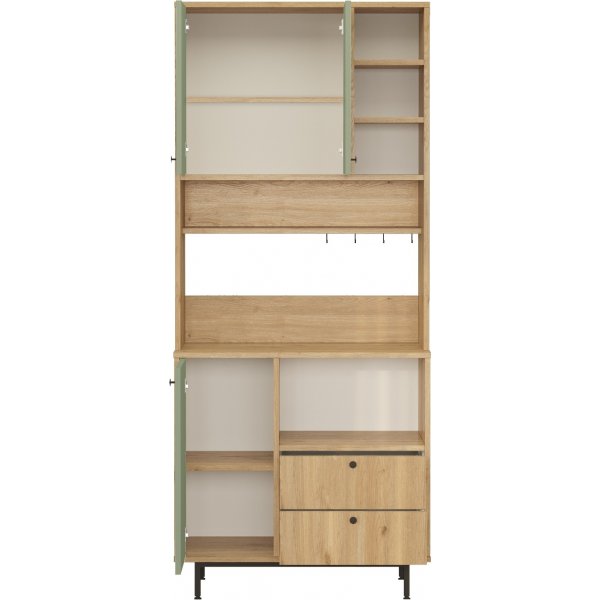 Royce köksskåp 6 - Ek/grön Royce köksskåp 6 - Ek/grön