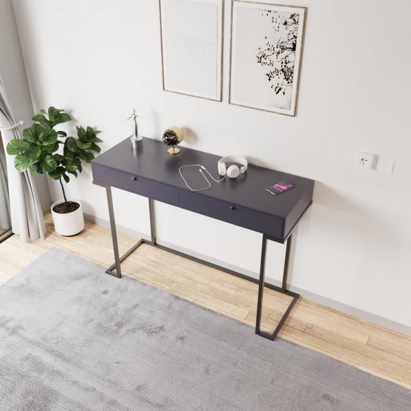 Iki avlastningsbord 120 x 45 cm - Antracit Iki avlastningsbord 120 x 45 cm - Antracit