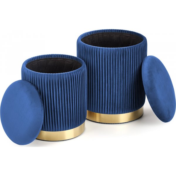 Pouf Meddick - Bleu Pouf Meddick - Bleu