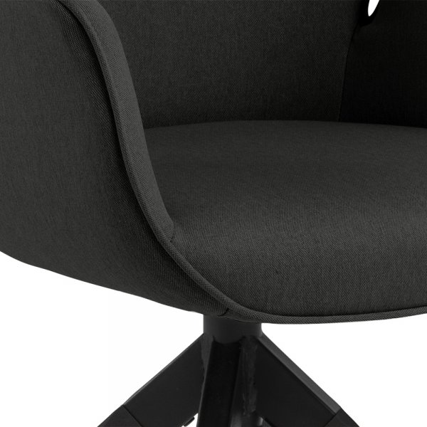 Fauteuil Aura - Gris foncé/noir Fauteuil Aura - Gris foncé/noir