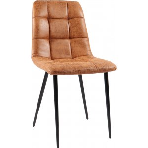 2 st Eksjö stol i Cognac microfiber + Fläckborttagare för möbler