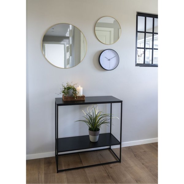Table console blanche 36 x 80 cm - Noir Table console blanche 36 x 80 cm - Noir