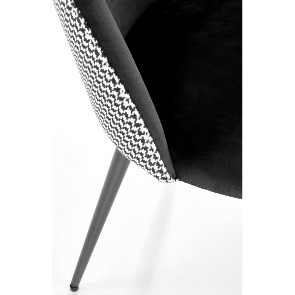 Cadeira matstol 478 - Svart/vit Cadeira matstol 478 - Svart/vit