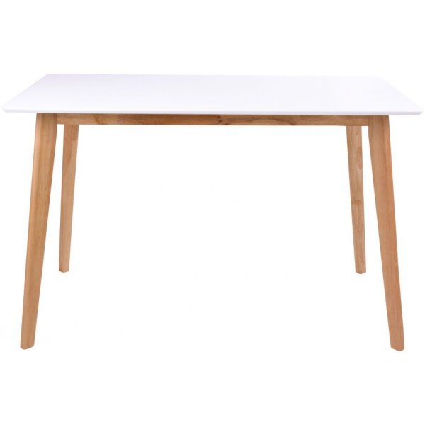 Vojens Matbord - Vit/natur - 120x70x75