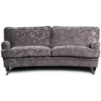 Howard Sir William svängd soffa (Dun) - Mobus Silver Floral Howard Sir William svängd soffa (Dun) - Mobus Silver Floral