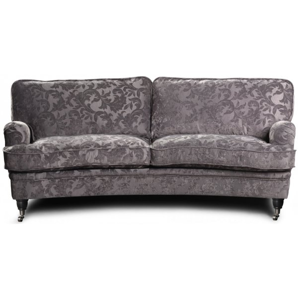 Howard Sir William svngd soffa (Dun) - Mobus Silver Floral