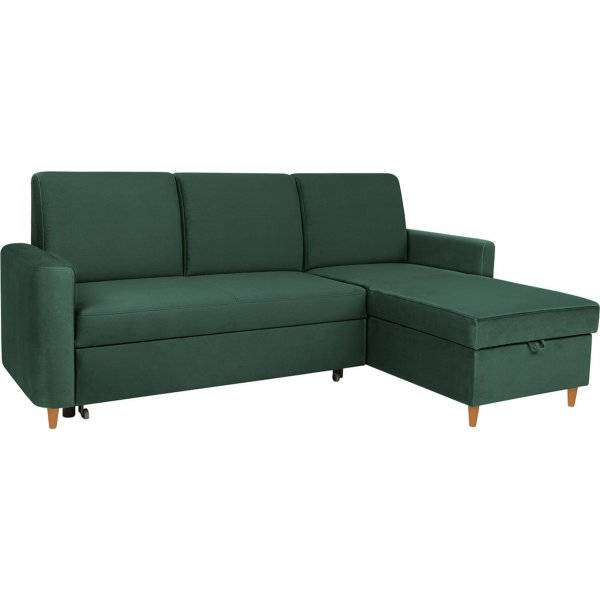 Le canapé lit à lattes - Vert Le canapé lit à lattes - Vert