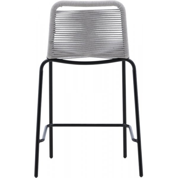 Lindos barstol - Svart/Ljusgrå Lindos barstol - Svart/Ljusgrå