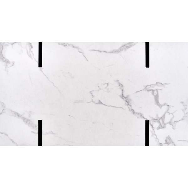 Blanca soffbord 110 x 64 cm - Vit marmor/svart Blanca soffbord 110 x 64 cm - Vit marmor/svart