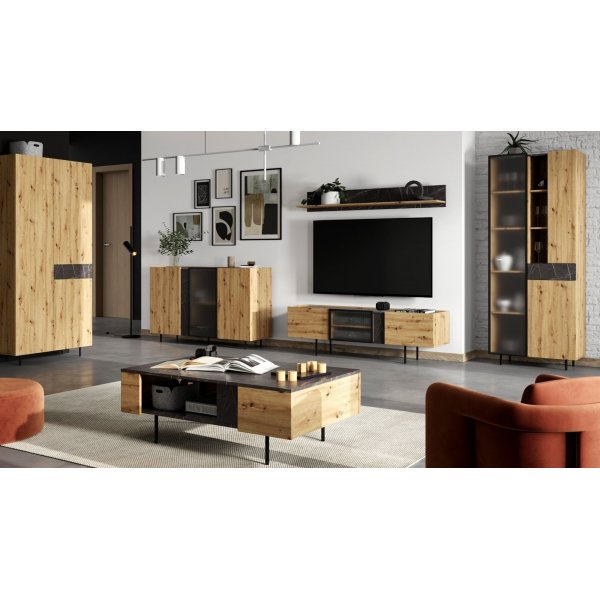 Marmo soffbord - Artisan ek Marmo soffbord - Artisan ek