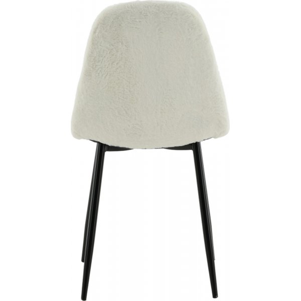 Chaise de salle à manger Bridge - Nounours blanc Chaise de salle à manger Bridge - Nounours blanc